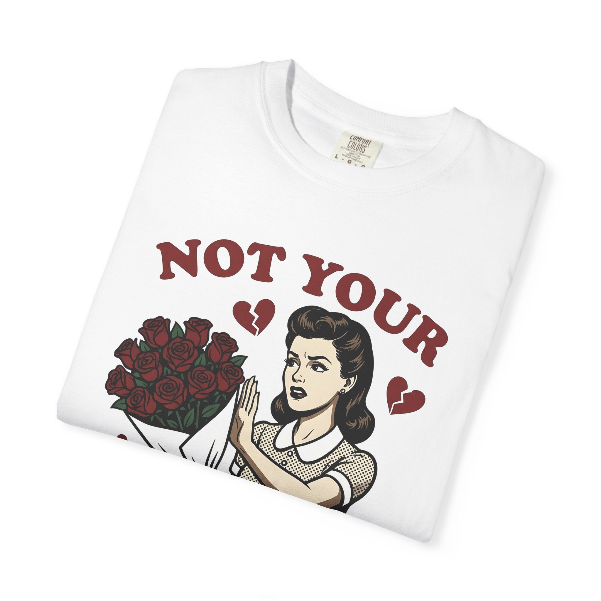 Old Fashioned Girl Roses Shirt St. Valentine's Day Divorce Gift Women Nostalgic Tee Vintage Girl T-Shirt Valentine Fan Retro Tshirt