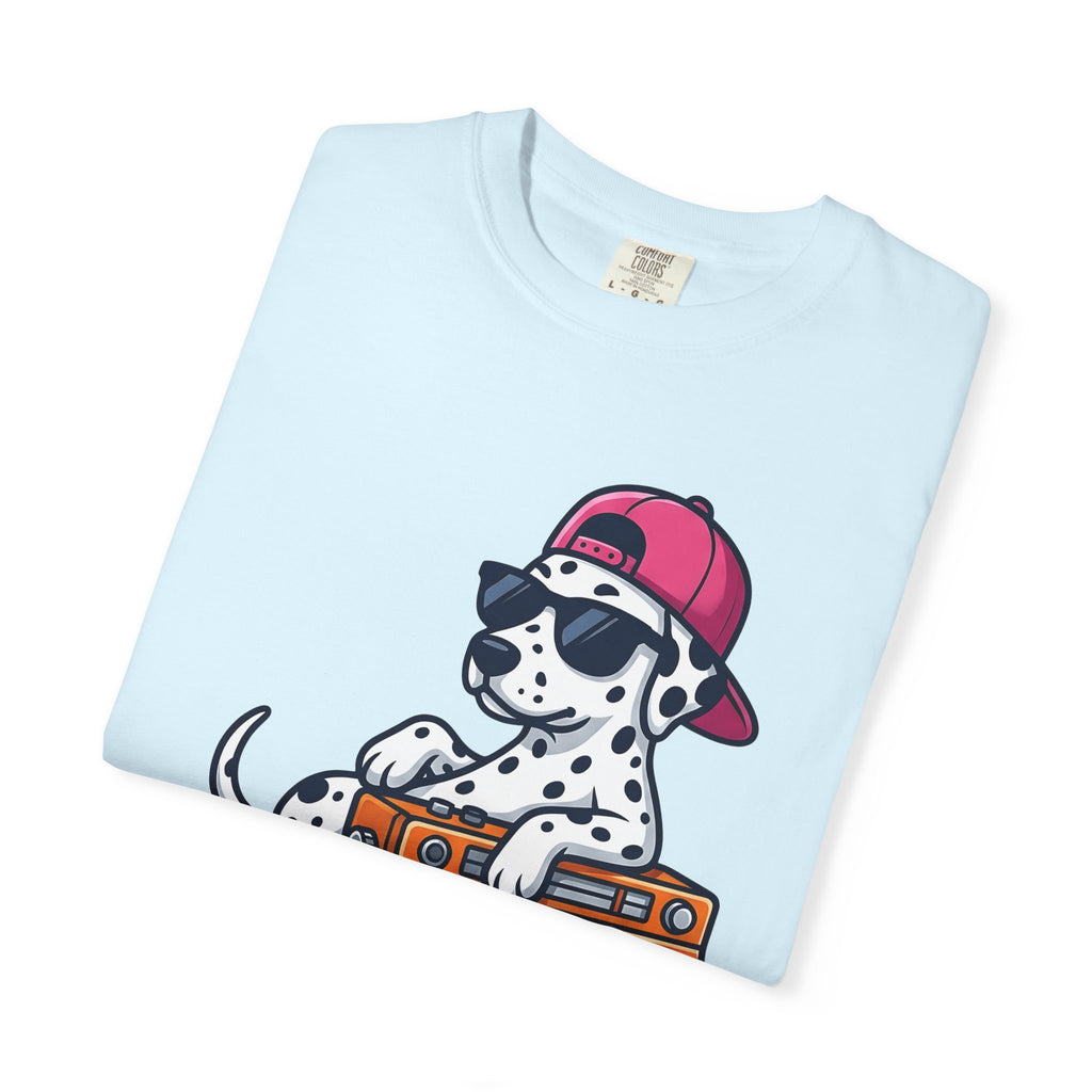 Dalmatian Pet Shirt Dog Sounds Gift Women Sketch Tee Dog T-Shirt Dog Fan Drawing Tshirt Classic Radio Tshirt
