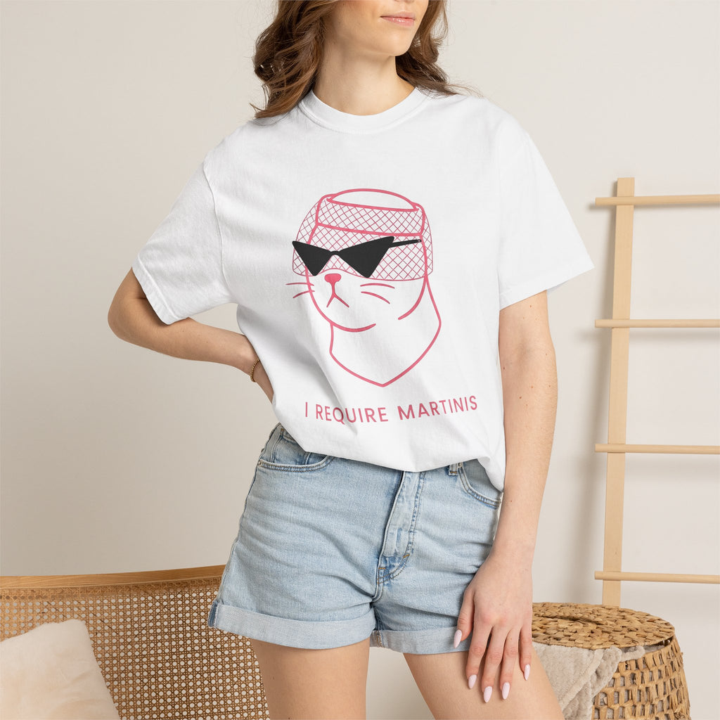 Cat Shades Shirt Cat Funny Gift Women Simple Tee Sunglasses T-Shirt Feline Fan Cool Tshirt Humor Graphic Vintage Scarf Tshirt