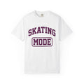 Varsity Text Shirt Skating Fitness Gift Women Bold Tee Lettering T-Shirt Skater Fan Typography Tshirt Workout Graphic Retro Skater Tshirt