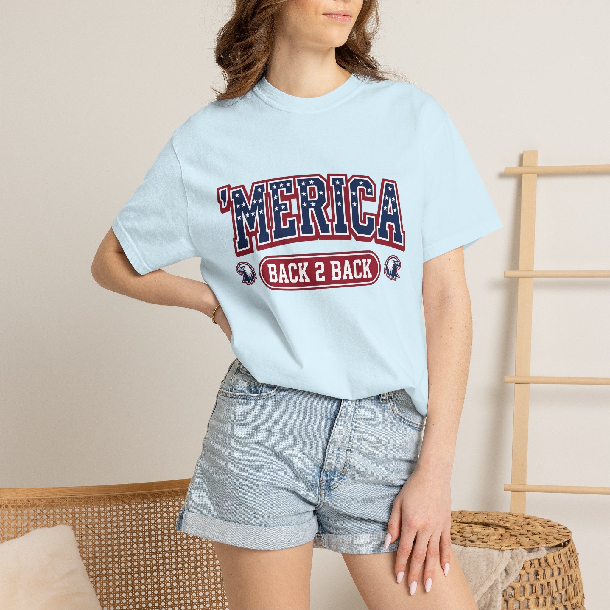 Freedom Eagle Shirt America Exercise Gift Women Collegiate Tee Eagle T-Shirt Patriot Enthusiast Vintage Tshirt Fitness Graphic Star Tshirt