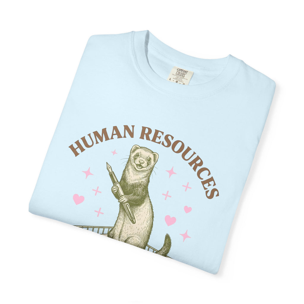 Ferret Enclosure Shirt Funny Critter Gift Women Shabby Chic Tee Ferret Cage T-Shirt Humor Fan Distressed Graphic Tshirt Brushstroke