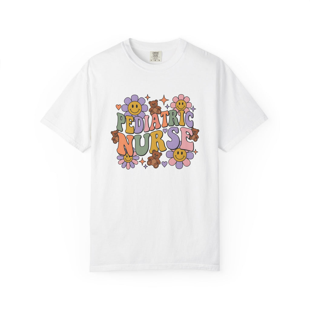 Teddy Bears Blossoms Shirt Nurses Blooms Gift Women Psychedelic Tee Teddy T-Shirt Nurse Enthusiast Trippy Tshirt Floral Graphic Vintage