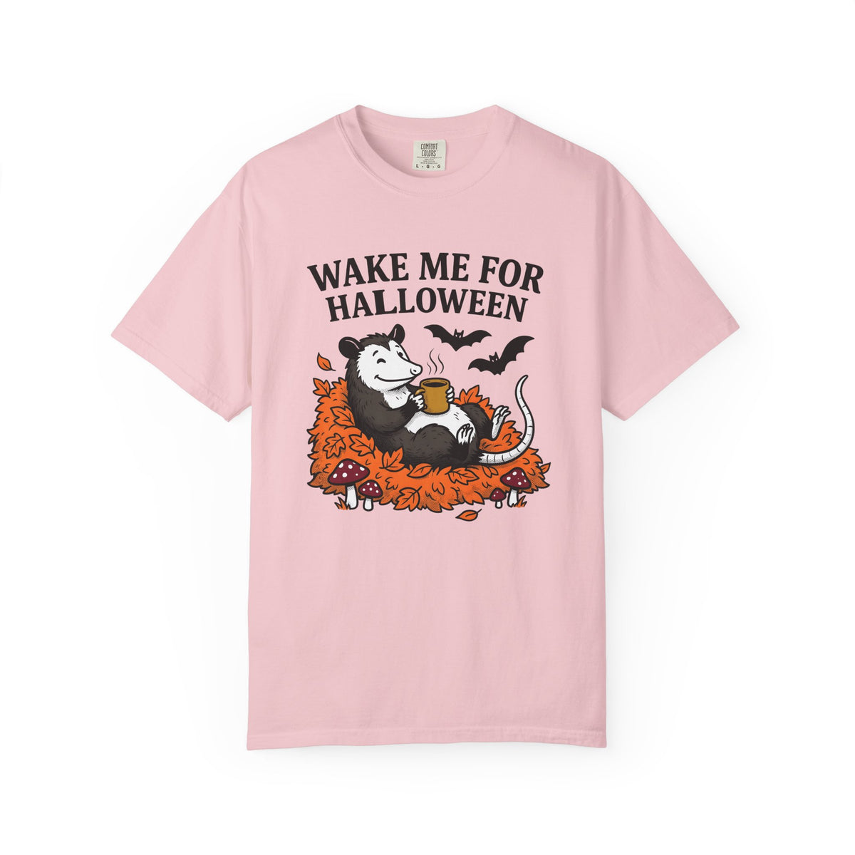 Opossum Coffee Shirt Halloween Wildlife Unisex Gift Comic Tee Coffee T-Shirt