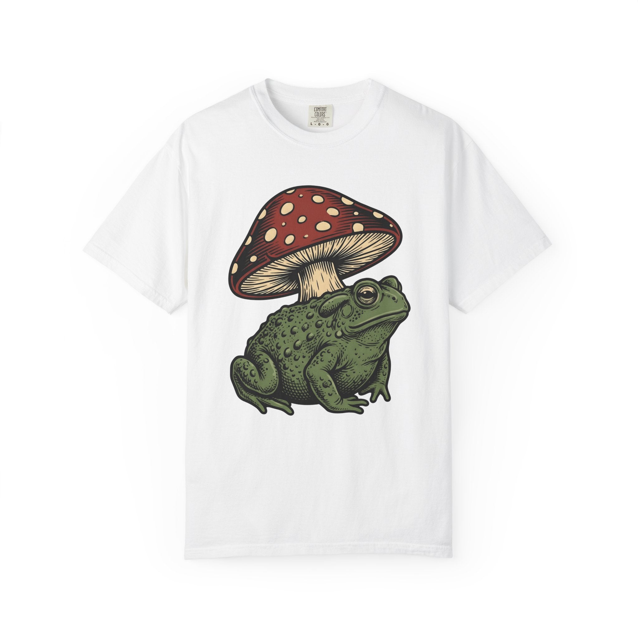 Toad Fungus Shirt Funny Nature Gift Women Old School Tee Fungal Infection T-Shirt Humor Fan Retro Tshirt Wildlife Graphic Doodle Toadstool