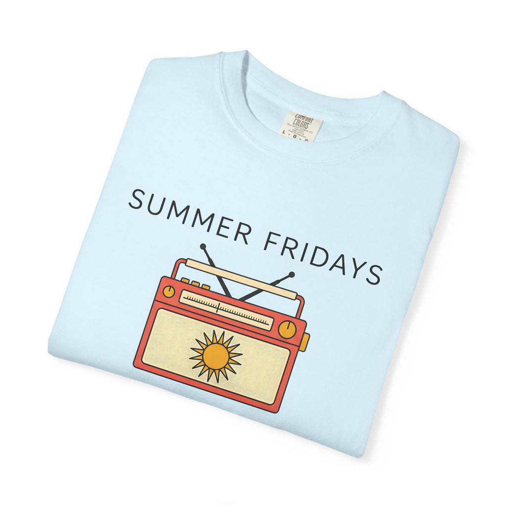 Retro Radio Shirt Summer Music Gift Women Minimalist Tee Radio T-Shirt Vacation Fan Simple Tshirt Melody Graphic Vintage Sun Tshirt