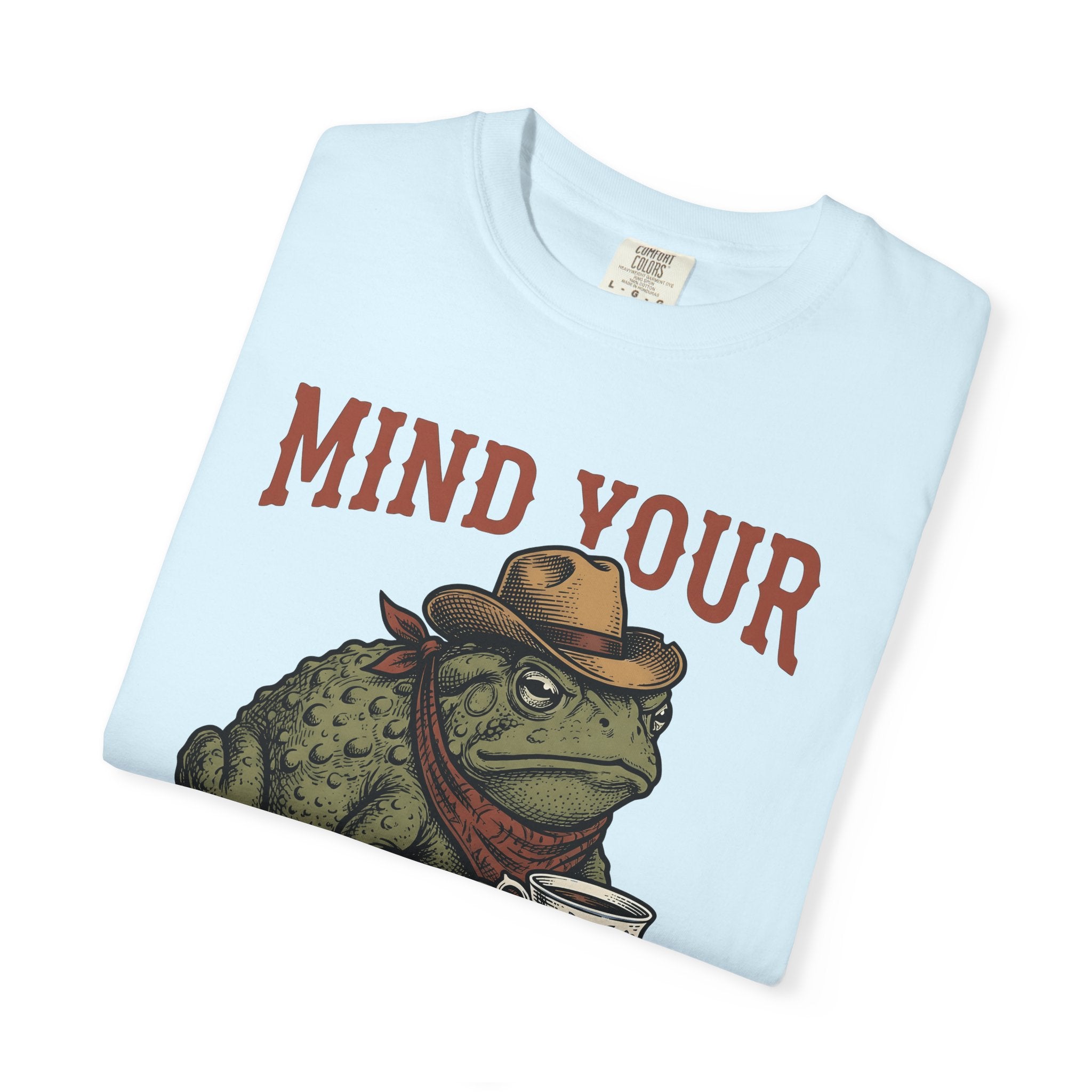 Frog Hat Shirt Cowgirl Country Gift Women Old School Tee Toad Hat T-Shirt Rodeo Fan Country Western Graphic Tshirt Hand Drawn Mug Tshirt