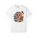 Owl Head Shirt Halloween Nature Gift Women Tattoo Tee Owl T-Shirt Horror Fan Hoot Graphic Vintage Flowers Tshirt