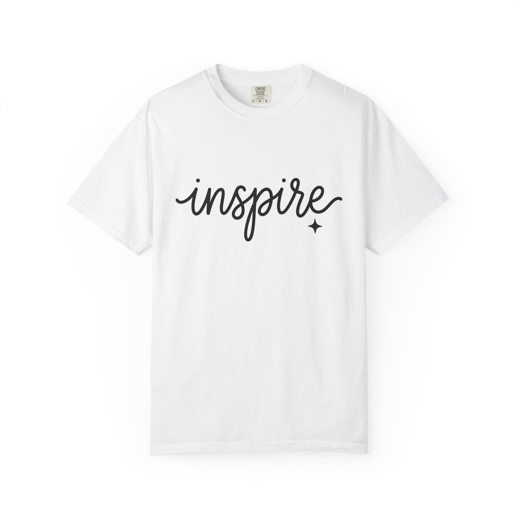 Uplifting Saying Shirt Teachers Inspiration Gift Women Sleek Tee Motivational T-Shirt Educator Enthusiast Modern Tshirt Motivational Graphic