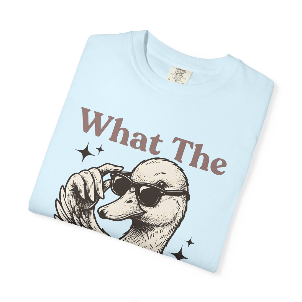 Duck Sunglasses Shirt Funny Critter Gift Women Line Art Tee Duck T-Shirt Humor Fan Minimalist Tshirt Animal Graphic Pop Art Star Symbols