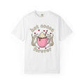 Chocolate Mug Shirt Desserts Macabre Gift Women Hand Drawn Tee Hot Chocolate T-Shirt Sweets Fan Illustrated Tshirt Dark Graphic Sketch Bone