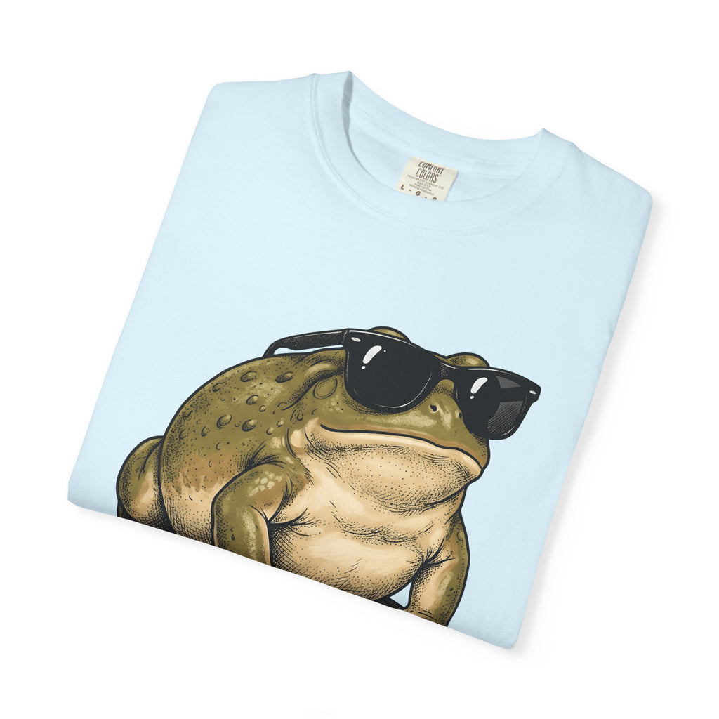 Frog Sunnies Shirt Animals Jokes Gift Women Line Art Tee Toad T-Shirt Creature Fan Toon Tshirt Funny Graphic Cartoon Glasses Tshirt