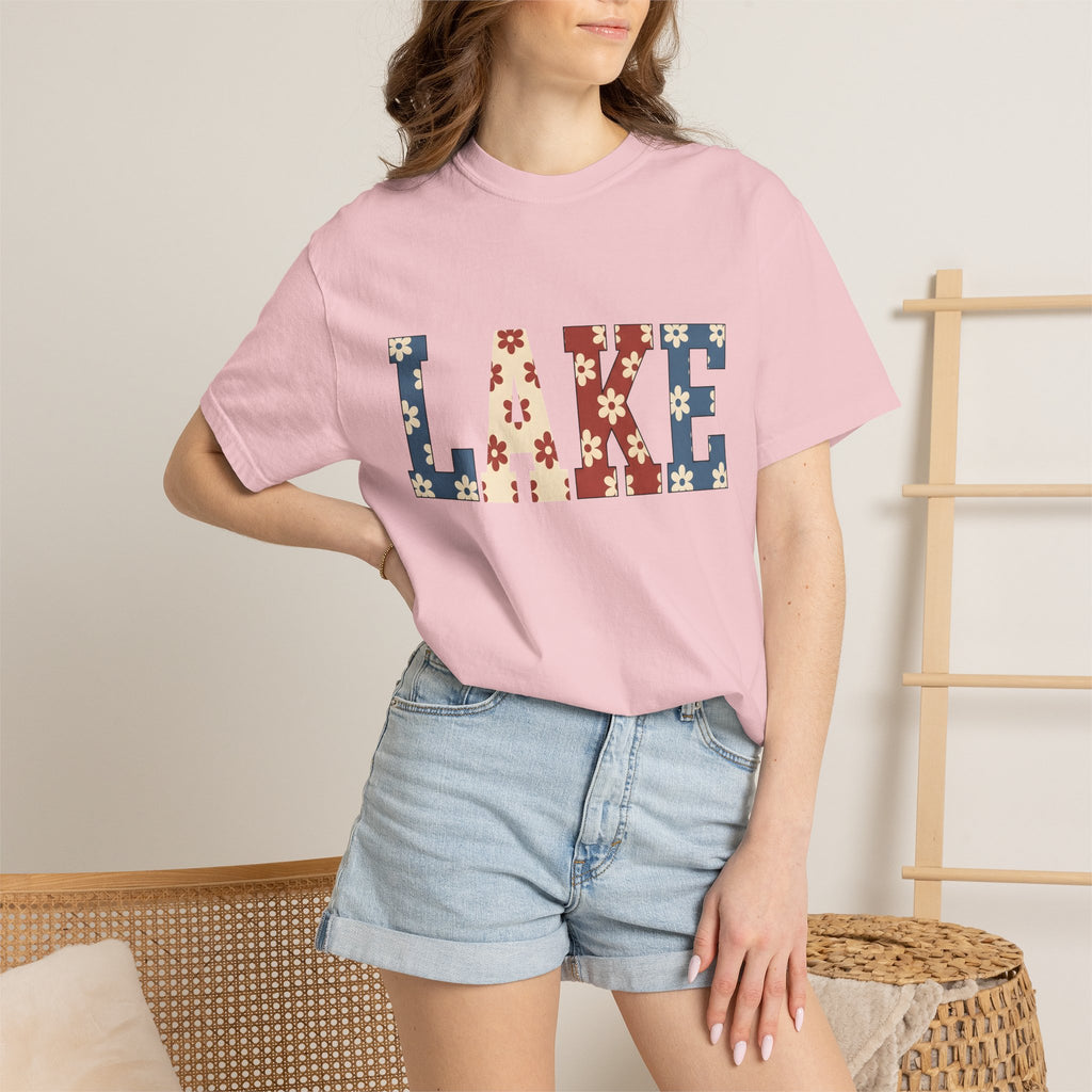 Blossom Script Shirt 4th Of July Holiday Gift Women Striking Image Tee Calligraphy T-Shirt Independence Day Fan Vintage Tshirt Celebration