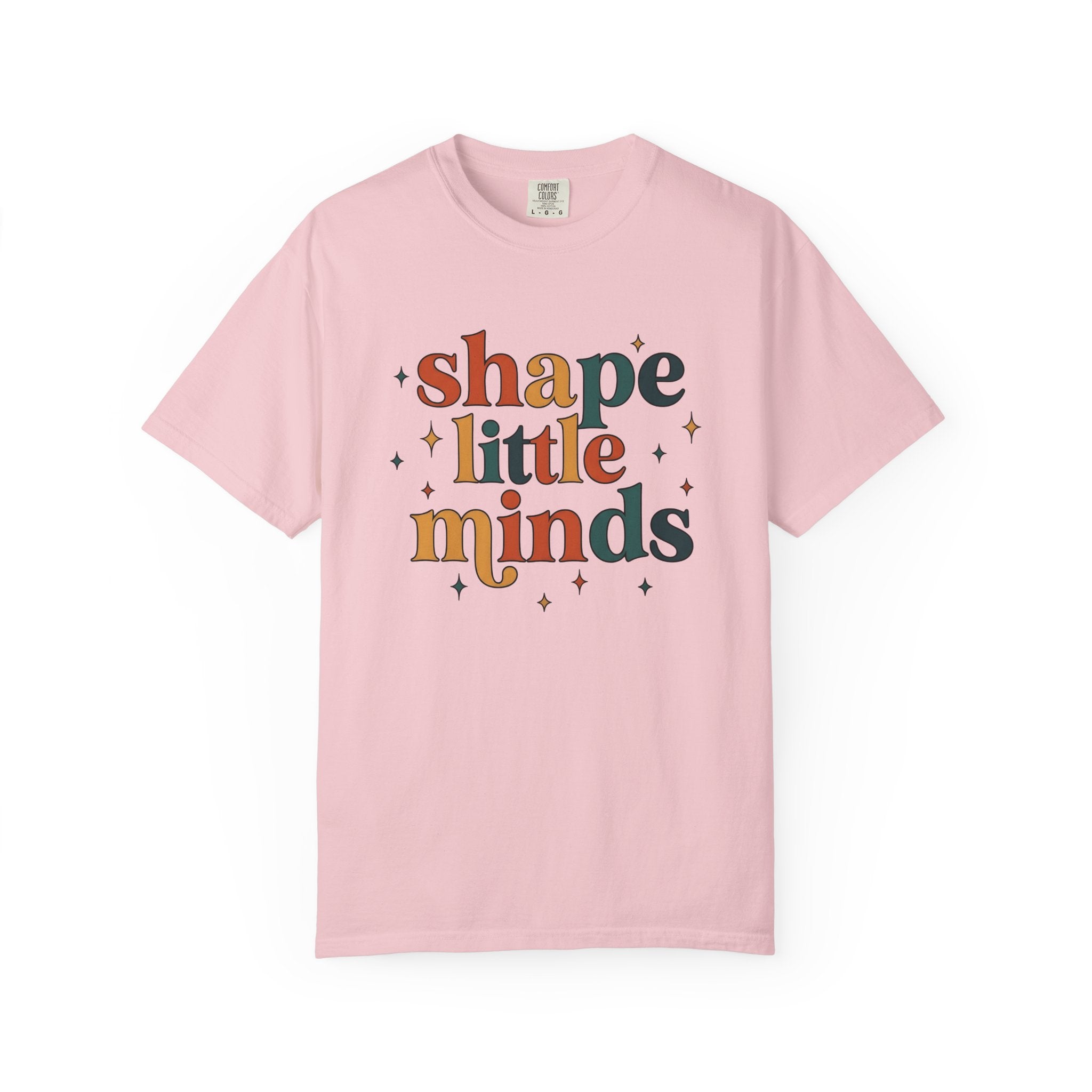 Bright Vintage Lettering Shirt Teacher Classroom Gift Women Vintage Tee Typography T-Shirt Educator Enthusiast Retro Tshirt School Graphic