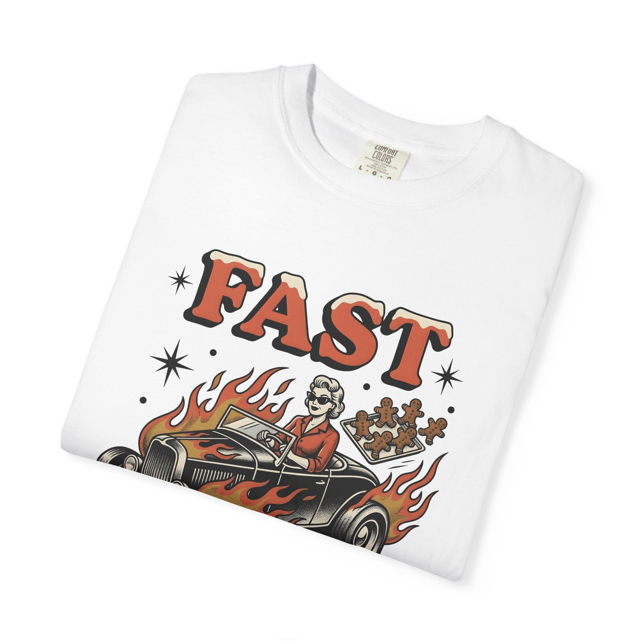 Retro Car Shirt Christmas Transport Gift Women Sketch Tee Automobile T-Shirt Christmas Fan Vintage Tshirt Vehicle Graphic Cartoon