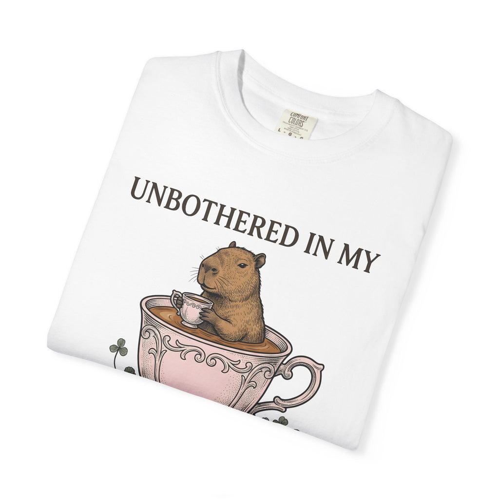 Capybara Cup Shirt Funny Pet Gift Women Retro Tee Mug T-Shirt Humor Fan Vintage Tshirt Animal Graphic Sketch Shamrock Tshirt