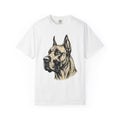 Dane Dog Shirt Dog Animals Gift Women Line Drawing Tee Great Dane T-Shirt Dog Fan Hound Illustration Graphic Retro Face Tshirt