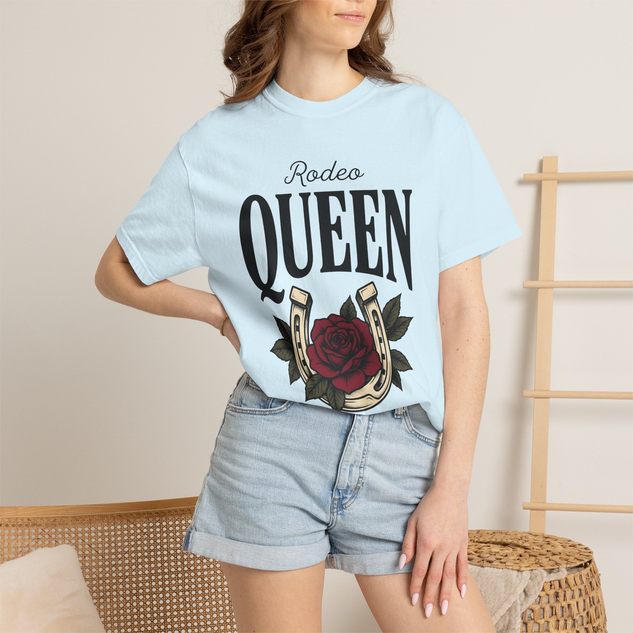 Horseshoe Rose Shirt Cowgirl Rodeo Gift Women Vintage Tee Rose T-Shirt Cowgirl Fan Rustic Tshirt Rodeo Graphic Western Floral Tshirt