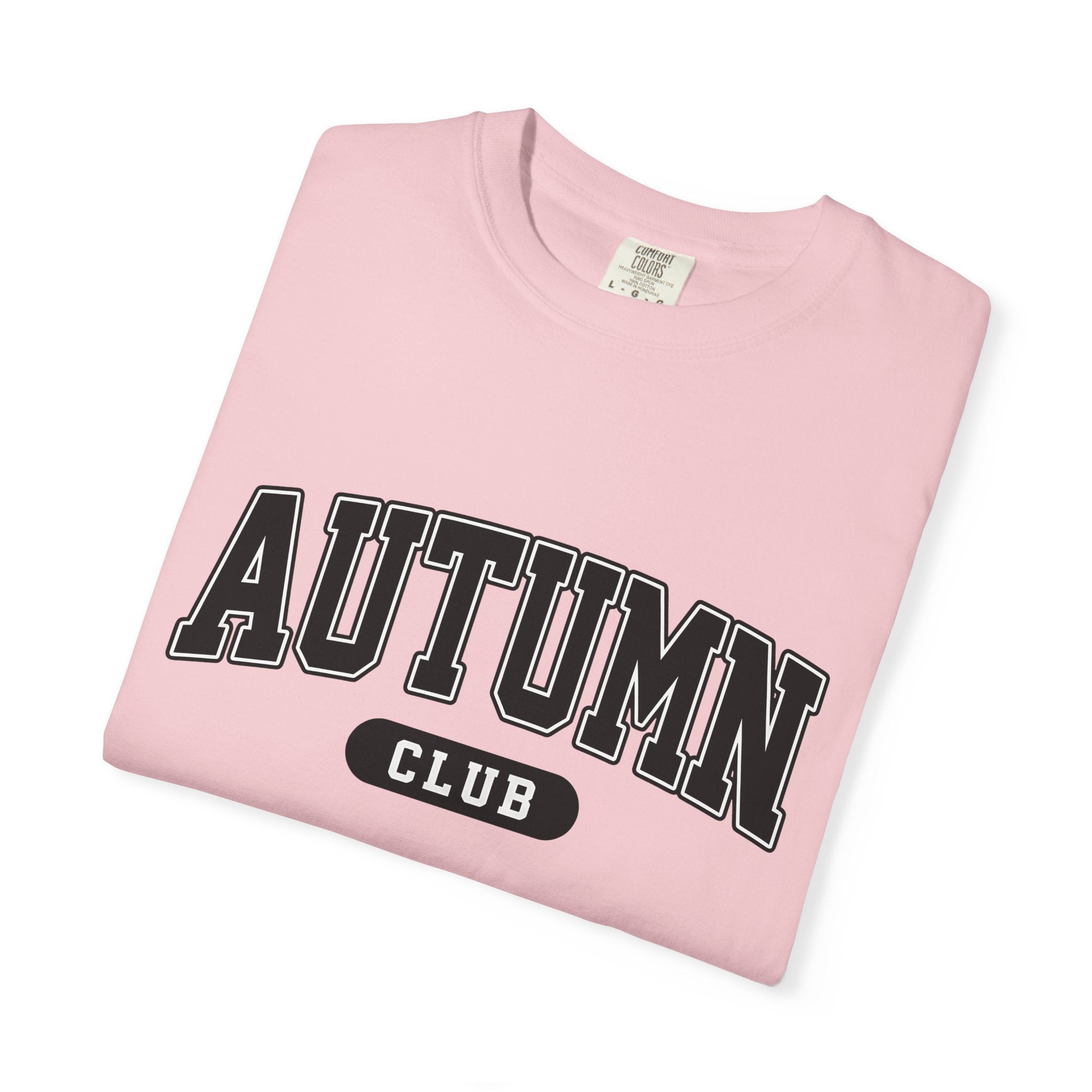 Varsity Type Shirt Autumn Pumpkin Gift Women Hand Drawn Tee Lettering T-Shirt Fall Fan Illustrated Tshirt Gourd Graphic Modern Standout