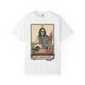 Skull Tarot Card Shirt Nurses Motivation Gift Women Ink Tee Tarot T-Shirt Nurse Enthusiast Tattoo Tshirt Inspirational Graphic Retro Emblem