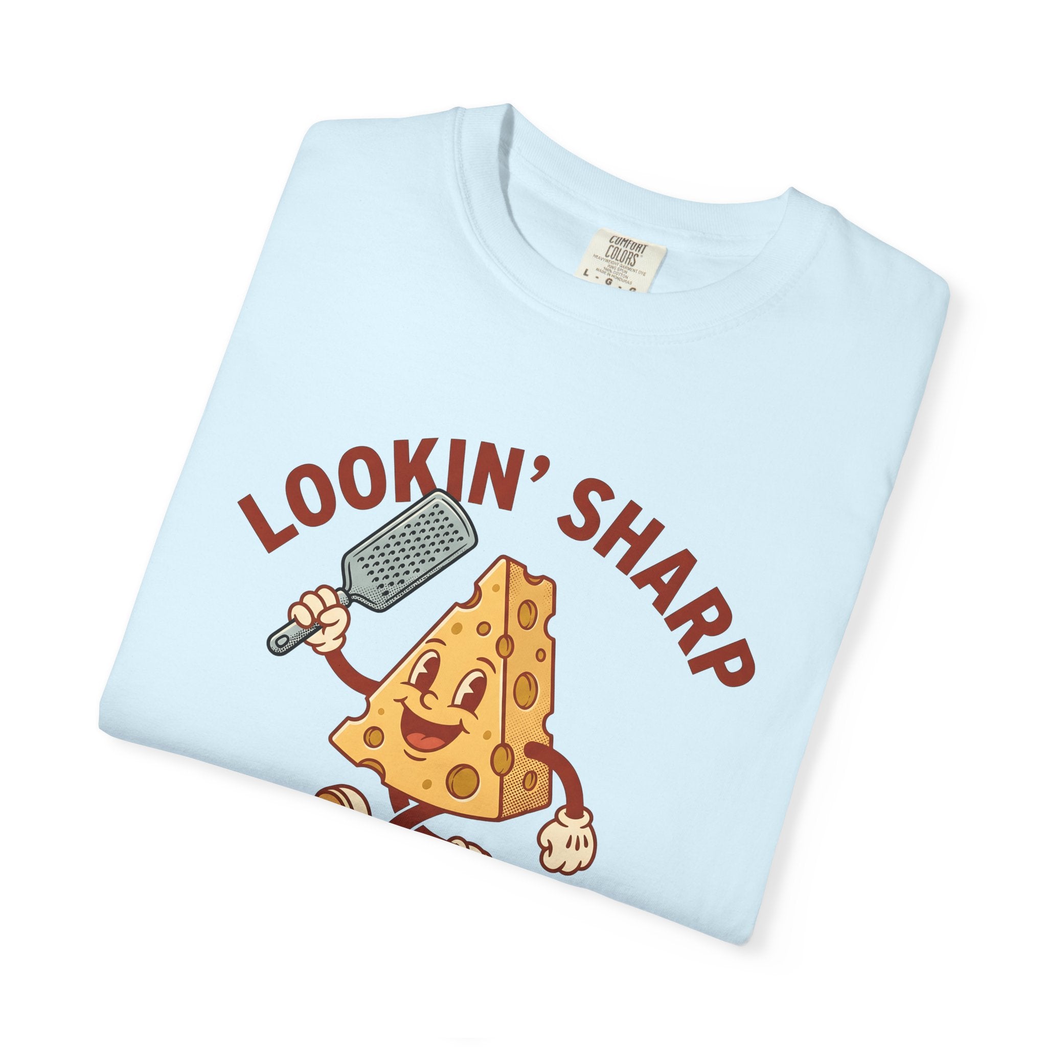 Cheese Mascot Shirt Food Pun Humor Gift Women Cartoon Tee Cheese Character T-Shirt Pun Fan Cheesy Graphic Vintage Cheese Grater Tshirt