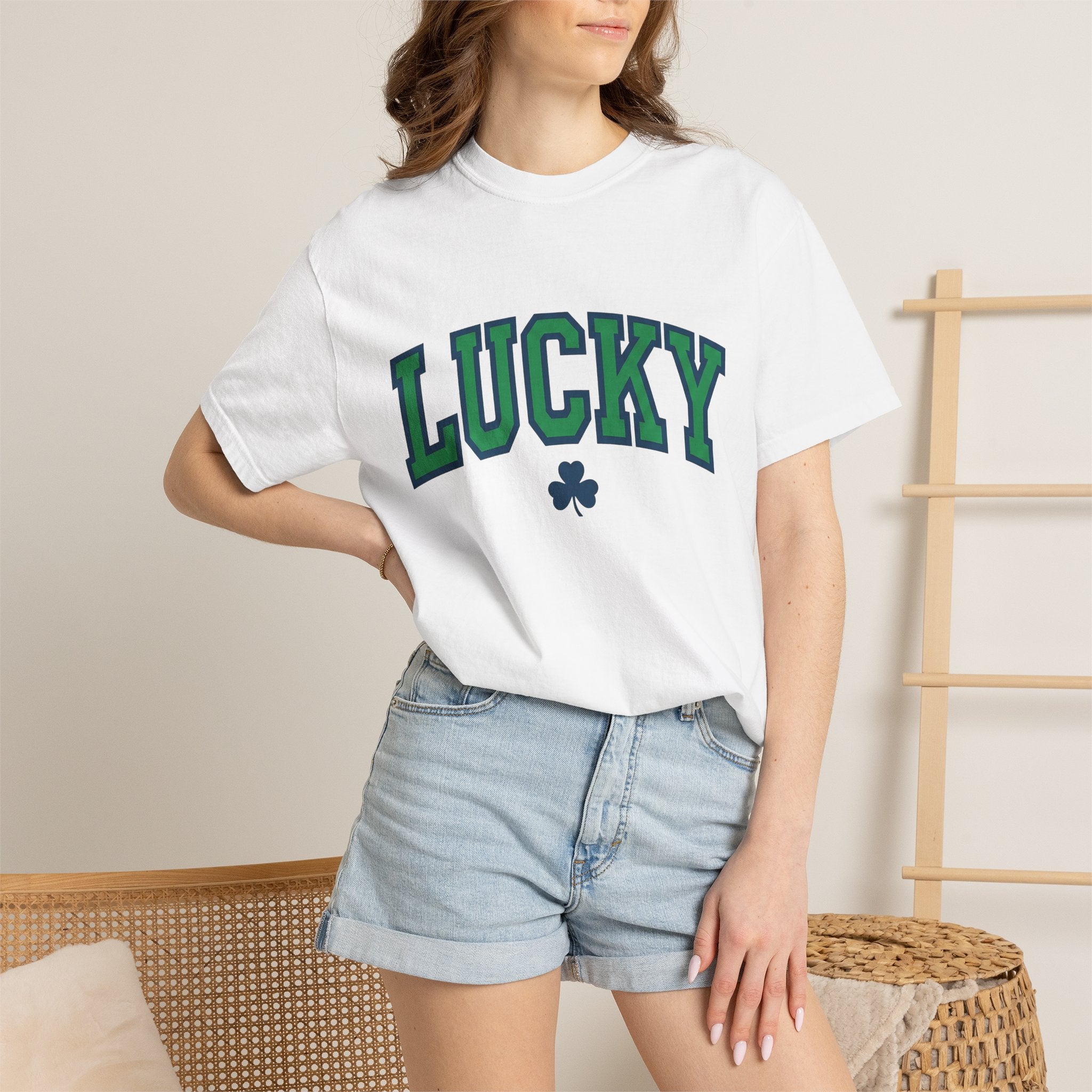 Shamrock Image Shirt St Patrick's Day Event Gift Women Graphic Tee Shamrock T-Shirt Patrick's Day Fan Celtic Tshirt Party Graphic Old School