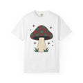 Four Leaf Mushroom Shirt St Patrick's Day Plants Gift Women Retro Tee Shroom T-Shirt Luck Fan Vintage Tshirt Fungi Graphic Simple Glimmers