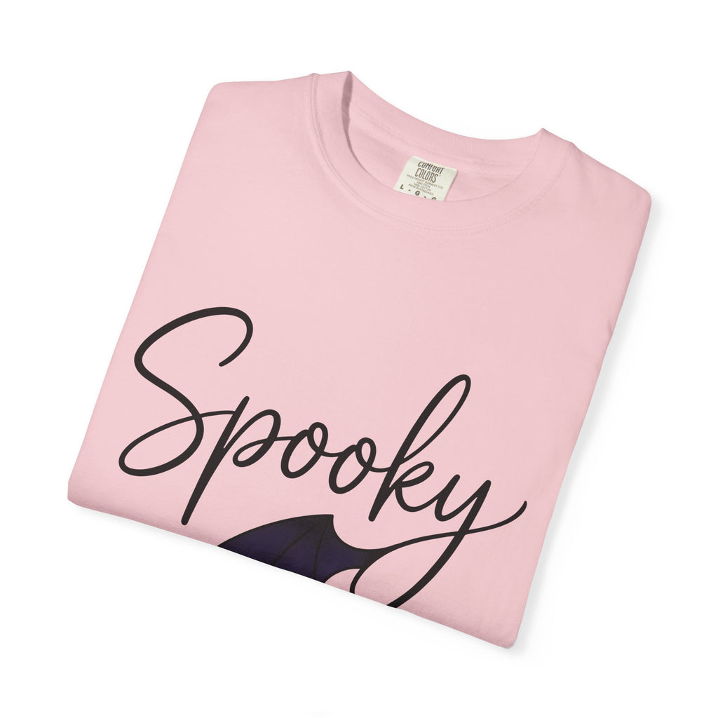 Bat Icon Shirt Halloween Dark Gift Women Cheerful Tee Vampire T-Shirt Horror Fan Gothic Graphic Tshirt Clean Wing Tshirt