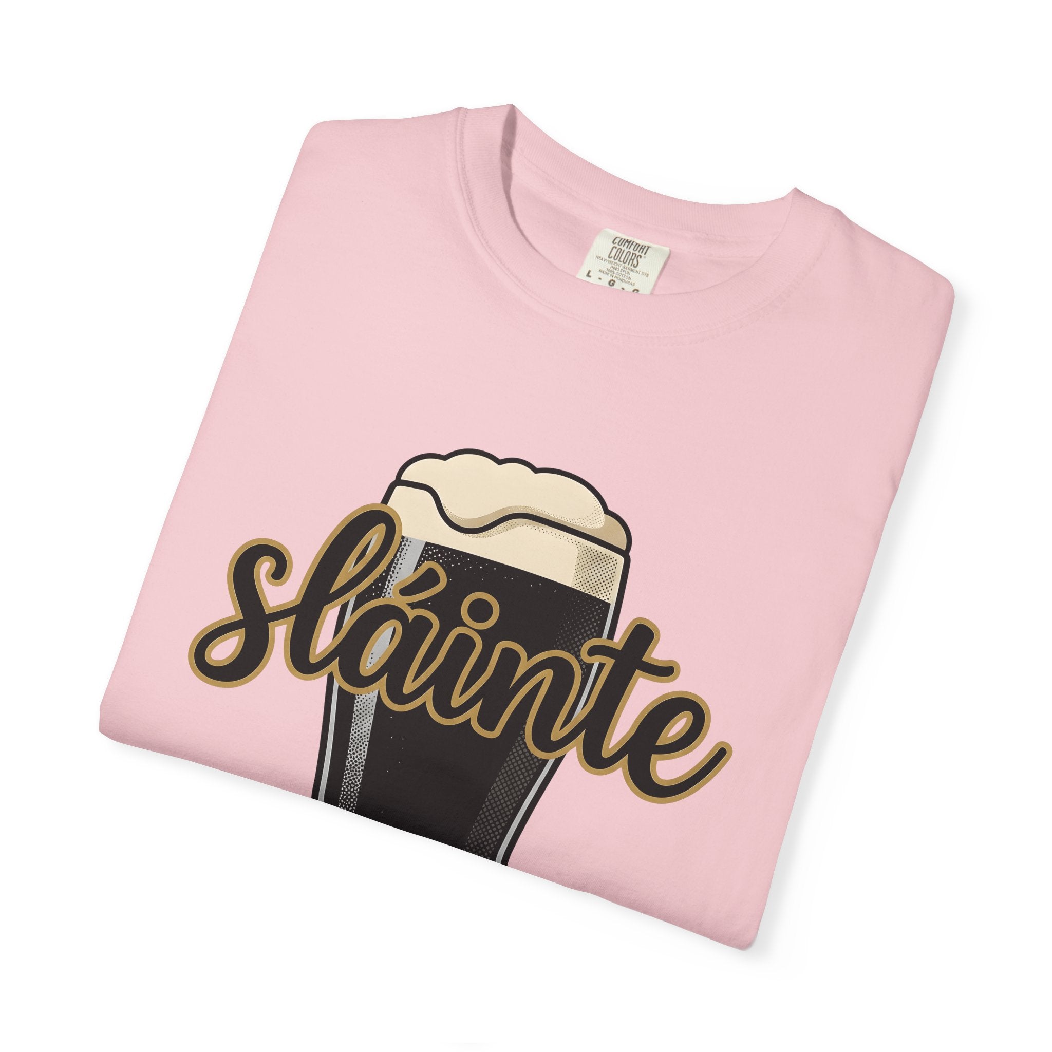 Beer Glass Shirt St Patrick's Day Celtic Gift Women Graphic Tee Pint Glass T-Shirt Irish Fan Typography Tshirt Celtic Design Illustration