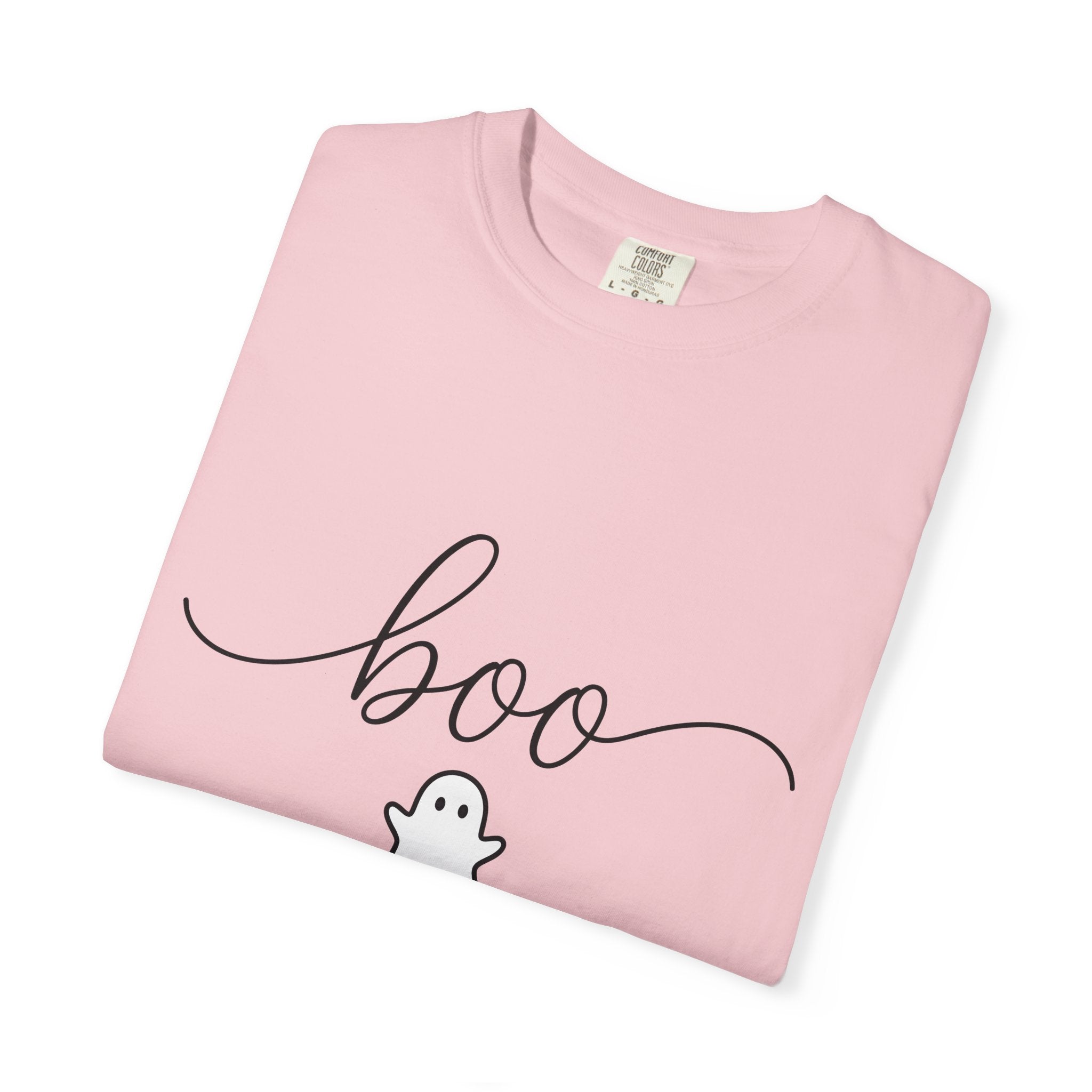Ghost Illustration Shirt Halloween Ritual Gift Women Simple Tee Specter T-Shirt Horror Fan Spirit Tshirt Occult Graphic Contemporary