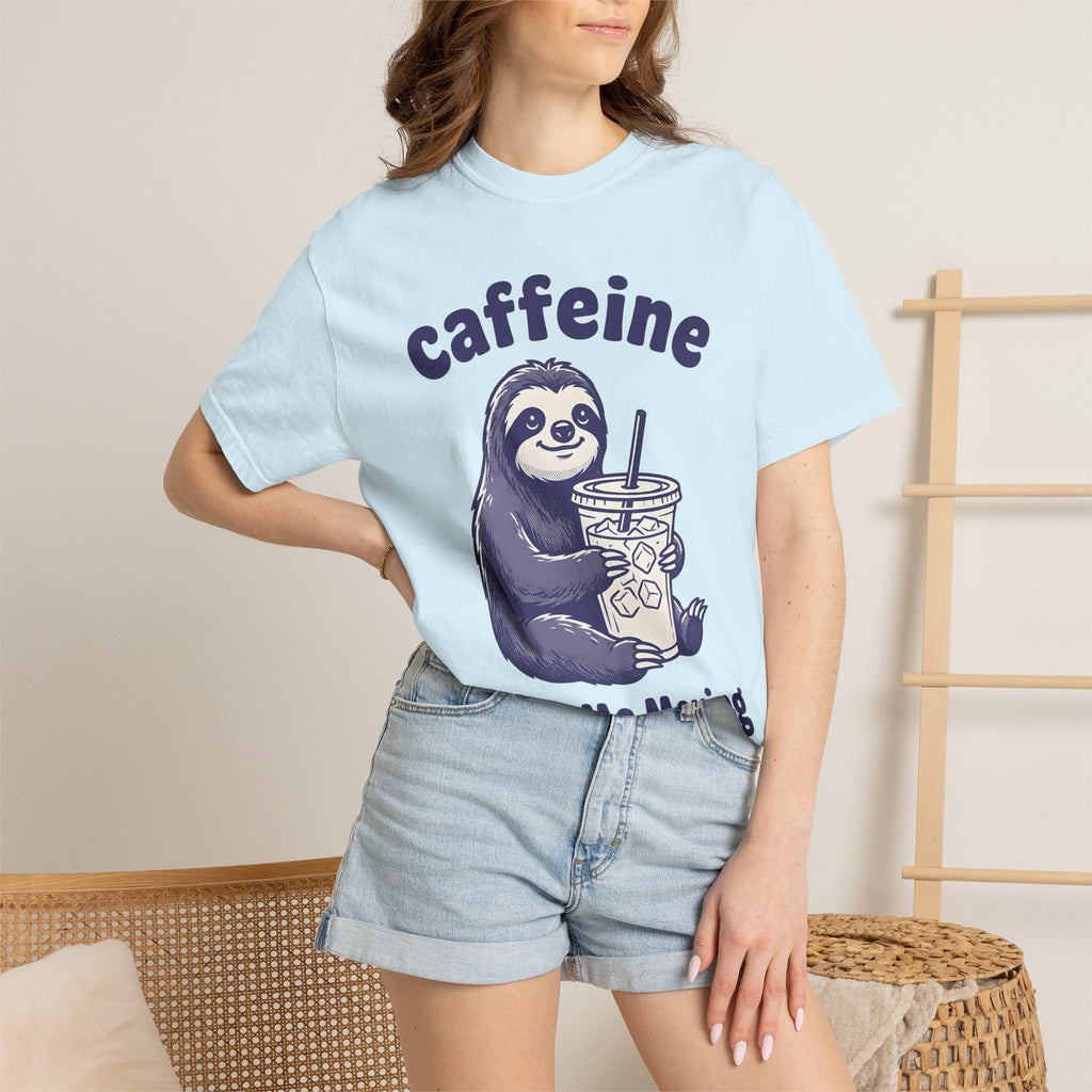 Sloth Espresso Cup Shirt Coffee Creatures Gift Women Comic Tee Coffee Mug T-Shirt Coffee Fan Espresso Cup Graphic Creature Illustration