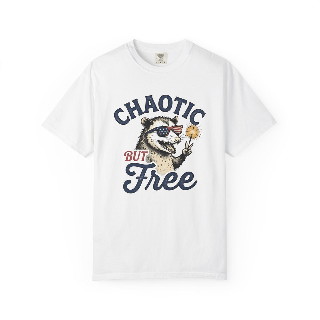 Opossum Sunnies Shirt 4th Of July Freedom Gift Women Old School Tee Possum T-Shirt Patriot Fan Vintage Tshirt Liberty Graphic Ink Flare