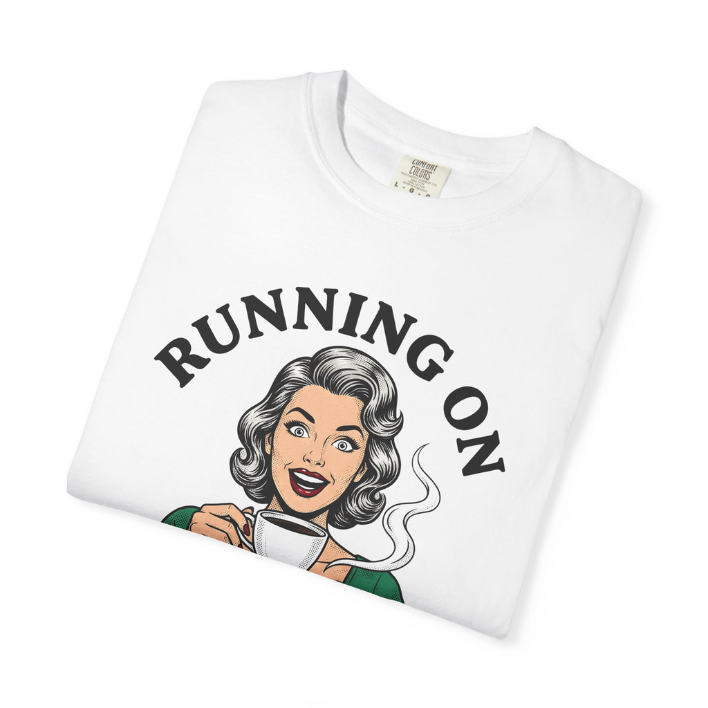 Vintage Woman Coffee Shirt Coffee Joke Gift Women Comic Tee Retro Woman T-Shirt Coffee Fan Cartoon Tshirt Pun Graphic Classic Coffee Mug