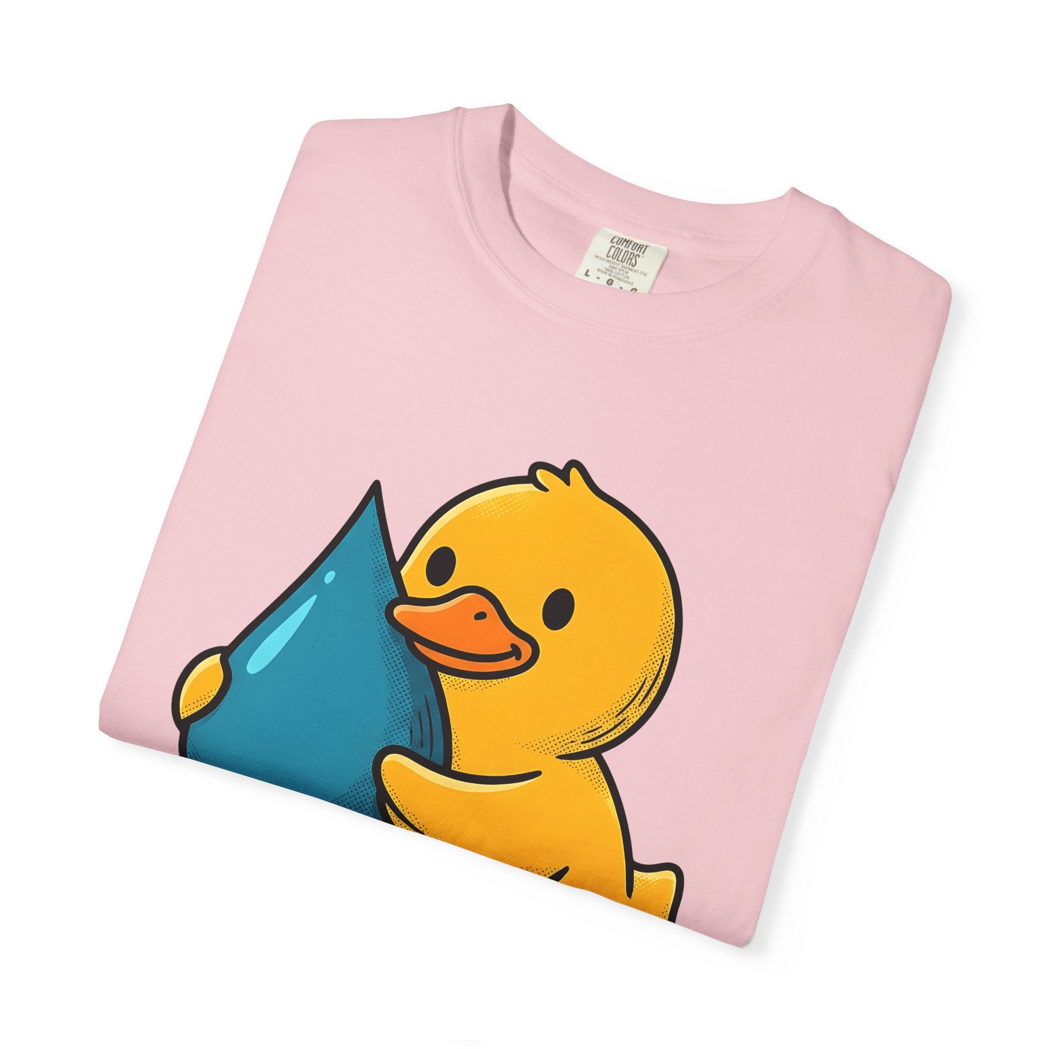 Rubber Duck Shirt St. Valentine's Day Wildlife Gift Women Comic Tee Bath Toy T-Shirt Valentines Fan Cartoon Tshirt Animal Graphic Minimalist
