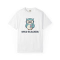 Owl Glasses Shirt Teachers Education Gift Women Cute Tee Spectacles T-Shirt Educator Enthusiast Kawaii Tshirt Learning Graphic Cartoon