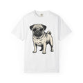 Pug Puppy Shirt Dog Funny Gift Women Traditional Tattoo Tee Pugs T-Shirt Dog Fan Tattooed Tshirt Humor Graphic Retro Heart Glasses Tshirt