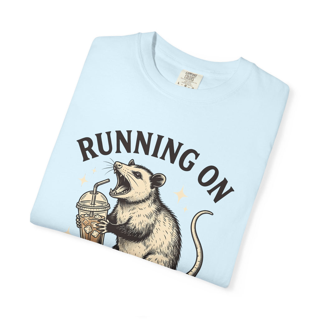 Possum Cafe Shirt Coffee Creatures Gift Women Antique Tee Opossum T-Shirt Coffee Fan Vintage Tshirt Animal Graphic Doodle Twinkle Tshirt