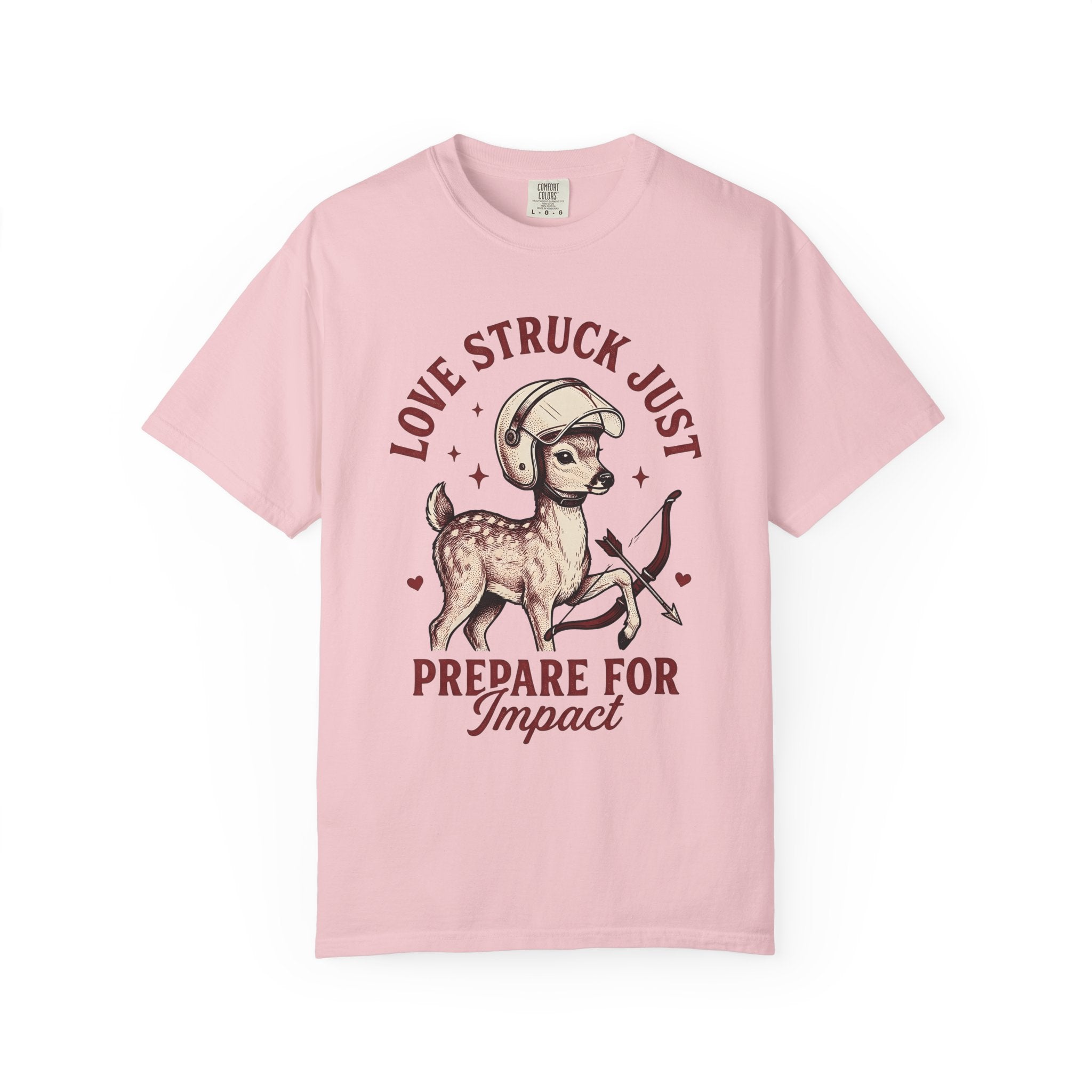 Buck Helmet Shirt Funny Nature Gift Women Classic Tee Deer Hunter T-Shirt Humor Fan Wildlife Graphic Illustration Pencil Art Hunting Bow