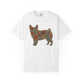 French Bulldog Shirt Dog Floral Gift Women Boho Tee Bouledogue Francais T-Shirt Dog Fan Hippie Tshirt Botanical Graphic Minimalist Flowers