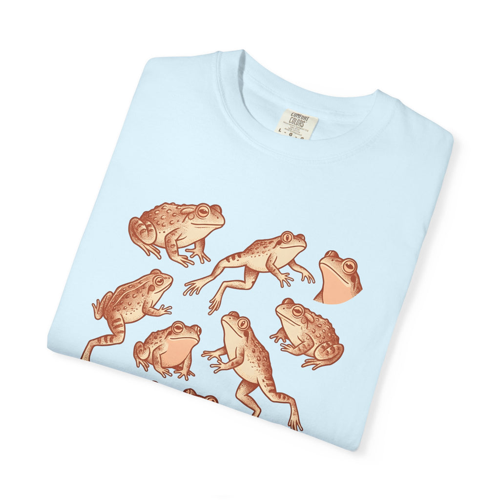 Frog Squad Shirt Animals Environment Gift Women Old School Tee Toad T-Shirt Wildlife Fan Amphibian Tshirt Eco Graphic Ink Drawing Frog