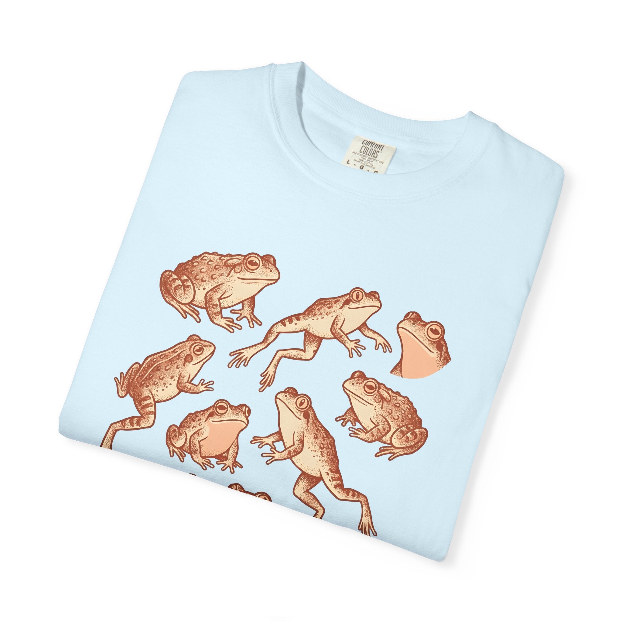 Frog Squad Shirt Animals Environment Gift Women Old School Tee Toad T-Shirt Wildlife Fan Amphibian Tshirt Eco Graphic Ink Drawing Frog