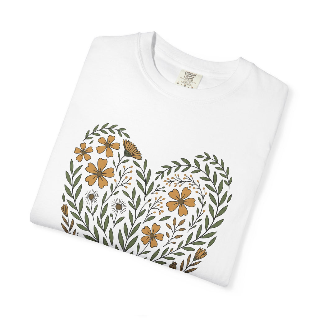 Flower Rabbit Shirt Easter Garden Gift Women Vintage Tee Bunny T-Shirt Spring Fan Retro Tshirt Yard Graphic Tribal Meadow Flowers Tshirt