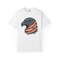 Bald Eagle Shirt America Flag Gift Women Patriotic Tee Eagle T-Shirt American Enthusiast Banner Graphic Tshirt Retro Stars Tshirt