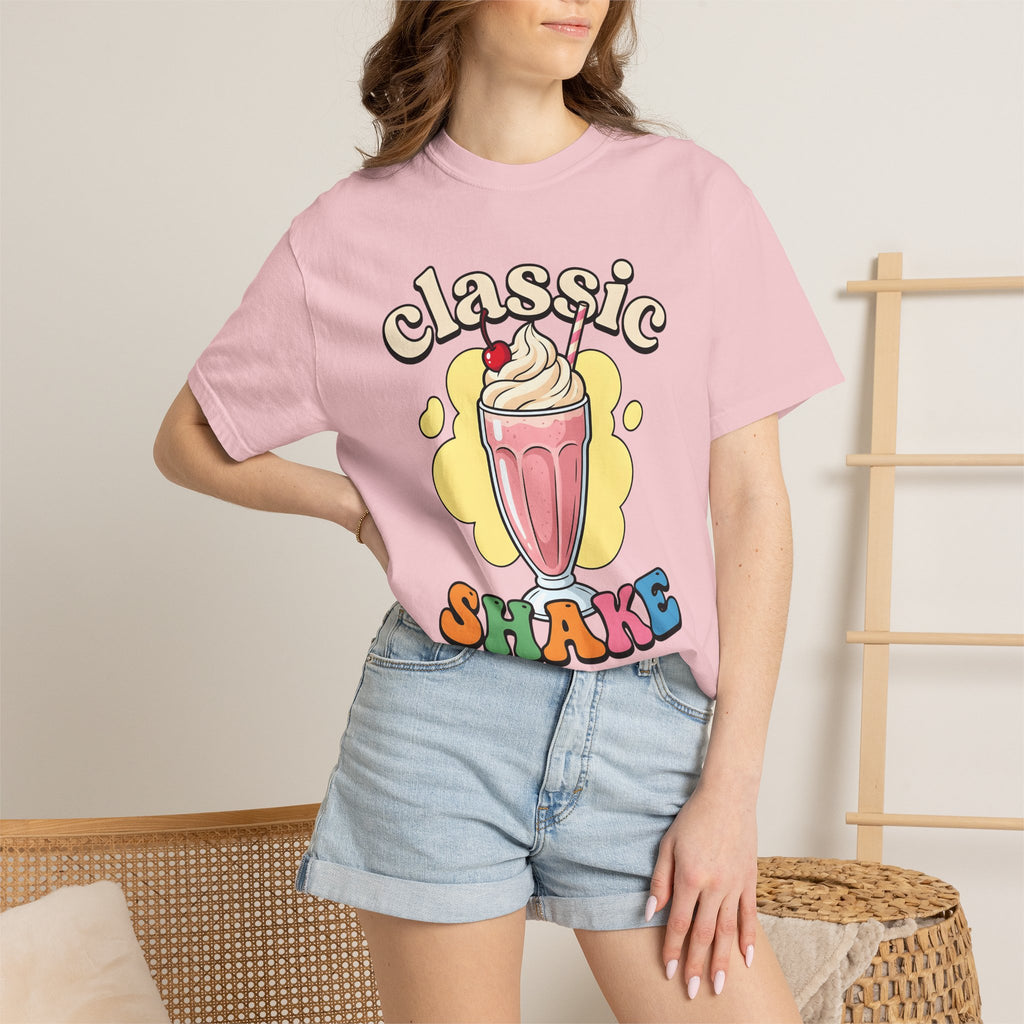 Milkshake Shirt Desserts Snack Gift Women Cartoon Tee Shake T-Shirt Sweets Fan Toon Tshirt Munchie Graphic Vintage Cherry Tshirt