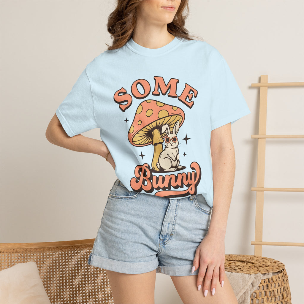 Hare Toadstool Shirt Easter Fauna Gift Women Rustic Tee Rabbit T-Shirt Spring Fan Vintage Tshirt Wildlife Graphic Throwback Twinkles Tshirt