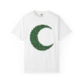 Clover Moon Shirt St. Patrick's Day Astrology Gift Women Hippie Tee Shamrock T-Shirt Luck Fan Bohemian Tshirt Zodiac Graphic Simple Sparkles