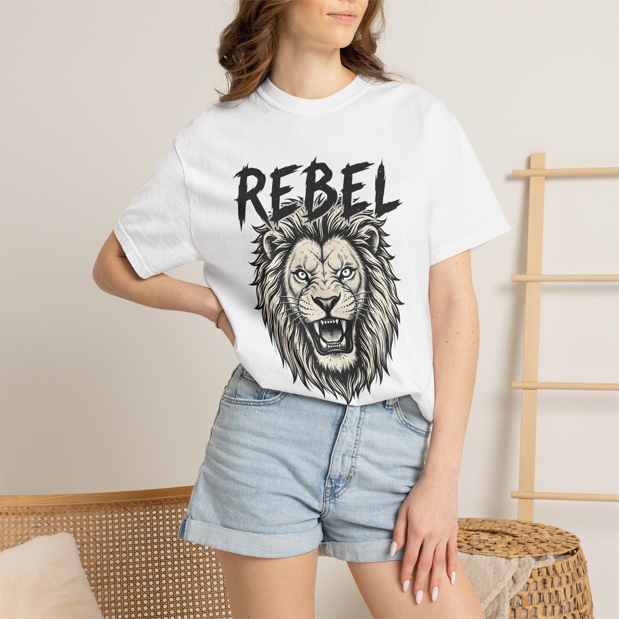 Lion Face Shirt Animals Fauna Gift Women Ink Tee Lion T-Shirt Wildlife Fan Tattoo Tshirt Wildlife Graphic Retro Teeth Tshirt
