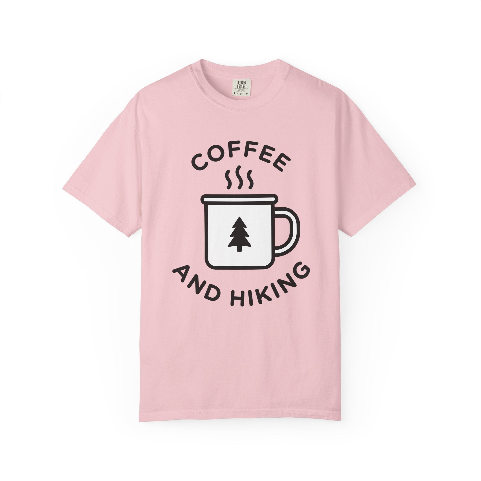 Coffee Mug Shirt Coffee Nature Gift Women Minimalist Tee Mug T-Shirt Coffee Fan Simple Tshirt Wilderness Graphic Retro Pine Tree Tshirt