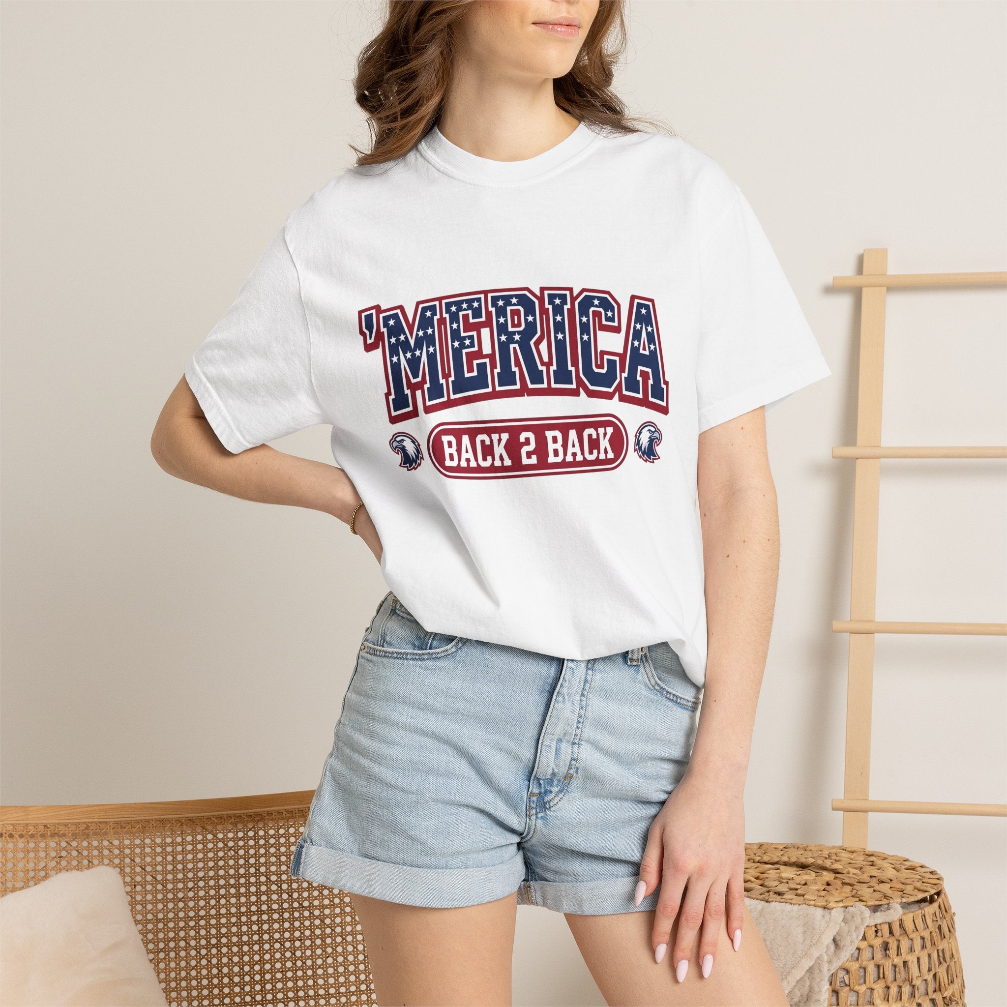 Freedom Eagle Shirt America Exercise Gift Women Collegiate Tee Eagle T-Shirt Patriot Enthusiast Vintage Tshirt Fitness Graphic Star Tshirt