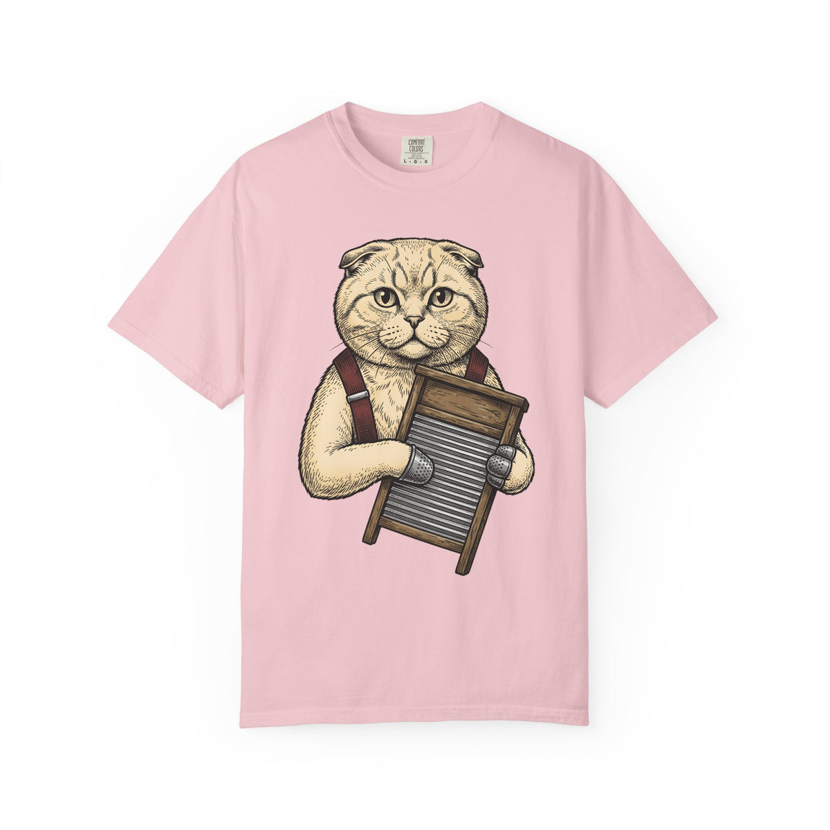 Scottish Fold Pussycat Shirt Cat Musical Items Unisex Gift Minimalist Tee Cat